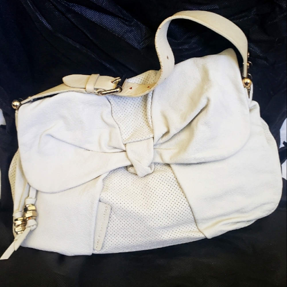 Marc by Marc Jacobs, white leather purse